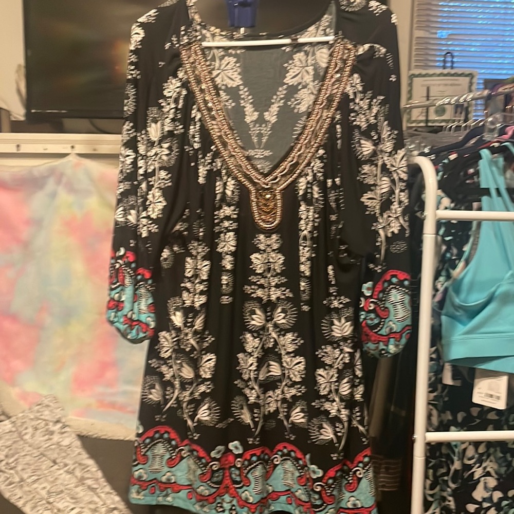 Investments dress blouse 1X